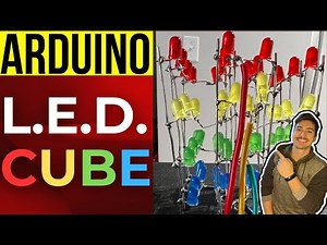 How To Make a 4x4 Arduino LED Cube!