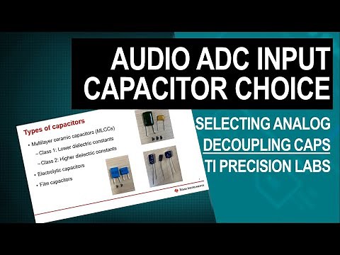 Audio ADC input capacitor choices