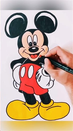 I Can Draw Mickey Mouse Faster Than You