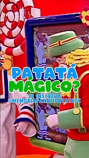 Patatá virou mágico? Cena completa aqui no canal #patatipatata #nostalgia #humor #meme #shorts #fyp
