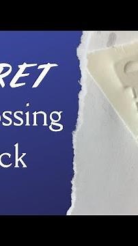 The Secret to Blind Embossments WITHOUT a press!