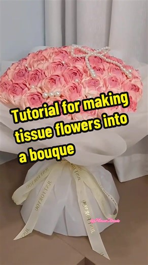 DIY Tissue Flower Bouquet Tutorial
