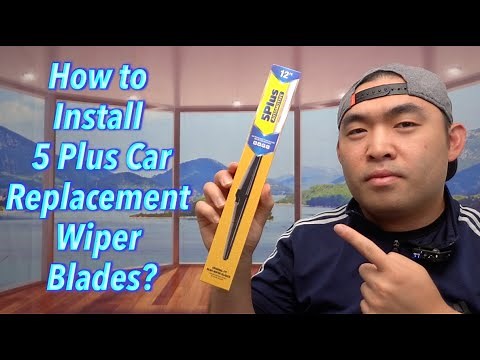 How to Install 5 Plus Car Replacement Wiper Blades?
