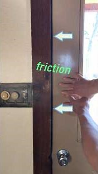 How to Fix a Sagging Door (quick, Part 2) (#shorts)