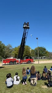 1.4M views · 1.1K reactions | LOOK OUT BELOW! 廒 Firefighters with the Wichita Fire Department helped a 5th-grade class at Colvin Elementary School with their egg drop science projects today. "It was a huge success and the kids had a BLAST," Teacher Emily Page wrote in an email to KAKE News. "We are so thankful!!" | KAKE News | Facebook