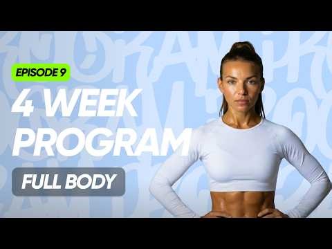 Week 3 Episode 9 | 60 Min Dumbbell Full Body Workout | Strength & Tone Series - 4 Week Program