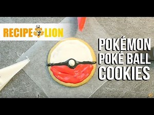 Pokémon Inspired "Poké Ball" Cookies