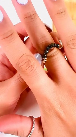 17 reactions | DIY non-tarnish beaded wire ring. ✨ So easy to make too! #wholesalebeads #beadstore #beadstoreonline #beadsbeadsbeads #beadtok #beads #beadsjewelry #beadsluv #beadsort #wirejewelry #jewelrytutorial #wirejewelry #diyjewelrymaking | Thebeadbazaar | Facebook