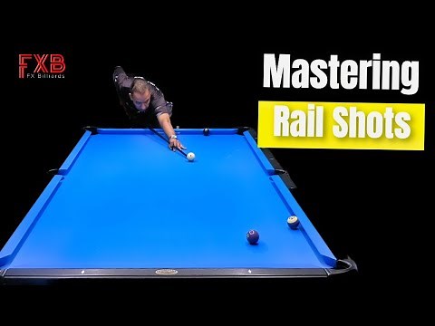 How to Shoot Rail Shots in Pool - (Free Pool Lessons) - A MUST HAVE shot for all pool players