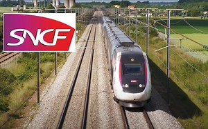 [欧洲火车]法国TGV高铁 320km/h高速驶过