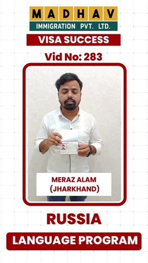 RUSSIA-LANGUAGE PROGRAM | Real Client Journey ✈️ | VSS #283 #madhavimmigration #visaready