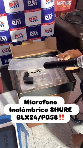 Microfono Inalámbrico SHURE BLX24/PG58‼️ | Importaciones RM