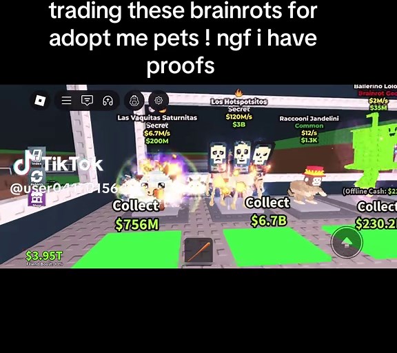 Trading High Tier Pets in Adopt Me Roblox