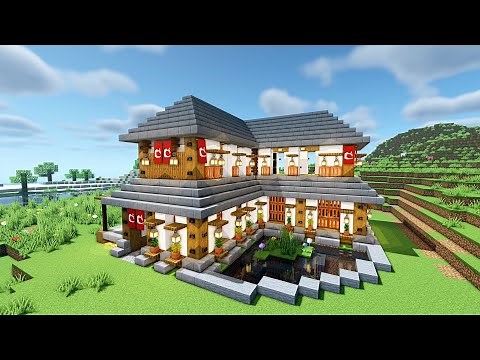 Minecraft | How To Build a Japanese traditional house 如何建造日式傳統房屋#37
