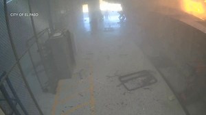 167K views · 1.9K reactions | ABC-7 has obtained surveillance video of the February 2025 Sun Metro explosion that killed two people. The video shows various angles of the explosion, including inside the bay where the explosion happened, as well as outside of the facility. The videos show a bus getting put on a lift, then you see the bus drop and tilt to the side. Afterward an explosion causes flames to consume the maintenance building. | KVIA ABC-7 | Facebook