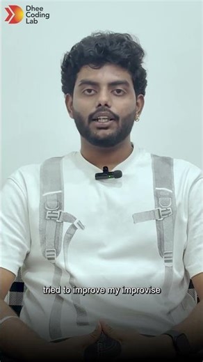 How Surya Kumar transformed his career through Dhee Coding Lab! 🚀