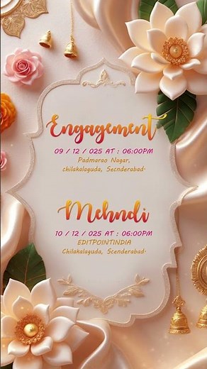 Aftereffects || 00551 || WED-AEI-336 | Wedding Invitation | Multi Languages |