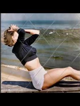 The Beautiful, Marilyn Monroe, Colorized, Video. Stands Up Runs Into Ocean.