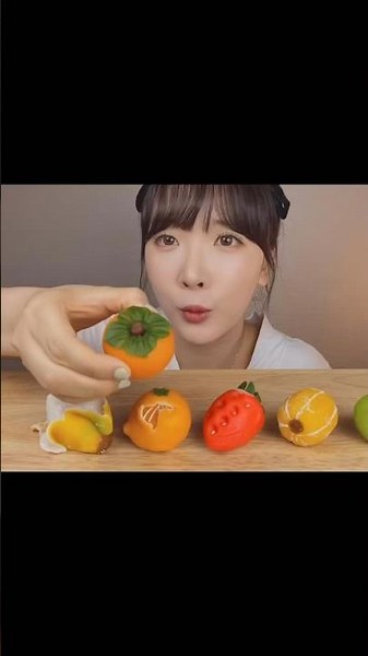 진짜같은 가짜(?) 과일먹방asmr✨팅글대박🙈