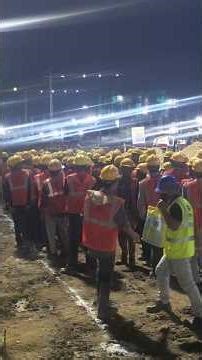 #workers #tata #semiconductor #project #viral #construction #youtubeshorts #feedshorts #shortsfeed