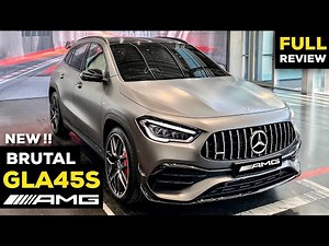 2021 MERCEDES GLA 45 S AMG Full In-Depth Review BRUTAL Drive SOUND 4MATIC+ Exterior Interior