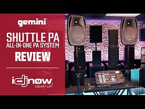 Gemini DJ Shuttle PA Review: All-In-One PA System with Super Tote