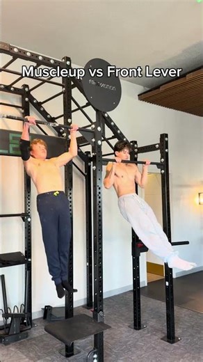 Horizontal vs Vertical pull skills #calisthenics #gymmotivation #fitness #muscleup #frontlever