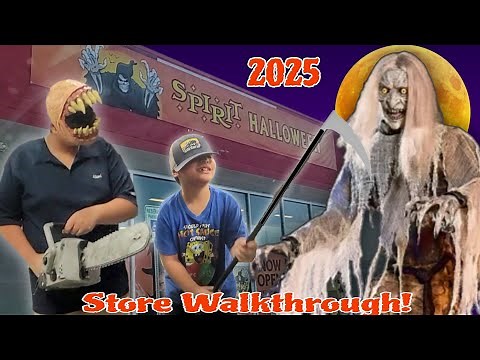 Spirit Halloween 2025 Store Walkthrough👻[ Animatronics, Decor and Props]🎃