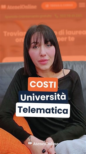AteneiOnline on Instagram: "Quali sono i costi delle Università Telematiche? Chi sta valutando una laurea telematica spesso ha un dubbio molto concreto: “Riuscirò a permettermela?”. La risposta sorprende: l’università telematica costa meno di quanto si pensi, soprattutto grazie alle agevolazioni esclusive messe a disposizione da AteneiOnline. 💻 Vuoi capire quanto può costare l'università telematica nel tuo caso specifico? Contattaci in privato oppure scrivi la parola “orientatore” nei commenti 