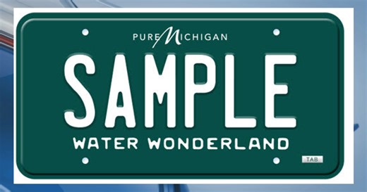 Michigan bringing back historic 'Water Wonderland' license plate