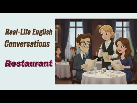 🍽️ 5 Restaurant English Conversations | Learn EXACTLY What to Say at a Restaurant 🍽️