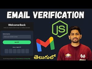 Email OTP Authentication in Node.js with Gmail | Real-Time Login System using MongoDB & Nodemailer