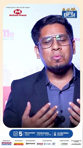 Hey, get ready to catch some of the greatest insights from the top leaders of banking, finance, insurance and investment sectors from across India. Come and join South India's biggest financial summit, Dhanam BFSI Summit & Award Nite 2025. Don't miss this amazing opportunity! Register Now! www.dhanambfsisummit.com | DhanamOnline