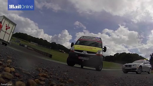 Horrific motorbike crash occurs at Brands Hatch racing circuit