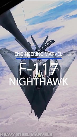 The F-117 Nighthawk (Lockheed Martin F-117) #f117 #f117nighthawk #aircraft #military #stealthfighter