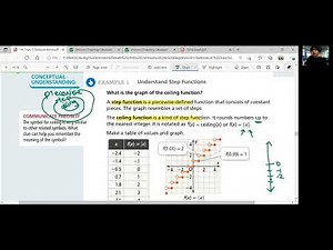 EnVision Algebra 1 Lesson 5-3: Step Functions