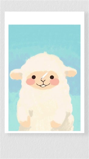[PENUP] Live Drawing : How To Draw 'Sheep' #shorts