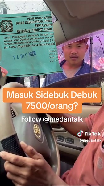 Harga Masuk Sidebuk Debuk: Rp 7500 Sekali Masuk?
