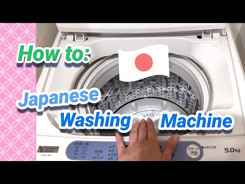 Japan Travel Tip: How to use Japanese Washing Machines!