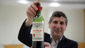 Professional tasters savor fine wine that orbited Earth