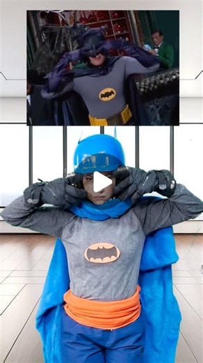Nora Côté on Instagram: "How to dance like Old School Batman🦇🕺 - Dance Meme! What dance meme should be next? You asked for Old School Batman Dancing some 60s classic moves in the movie Batman 1966, I deliver🤌🕺 Very contemporary, abstract ☝️ Audio: Batman Dance scene 🎤🎶 Life is too short! Why so serious? Have a laugh with me & comment what you think! 😂 🕺 #comedy #dancememes #batman"