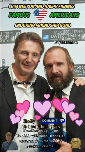 Liam Neeson’s Enduring Bond with Ralph Fiennes in the Heart of Hollywood and United States Legacy