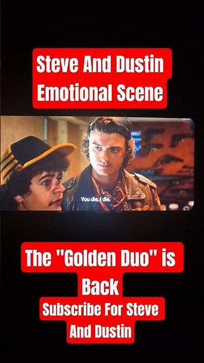 Stranger Things Season 5 Steve And Dustin Emotional Scene.