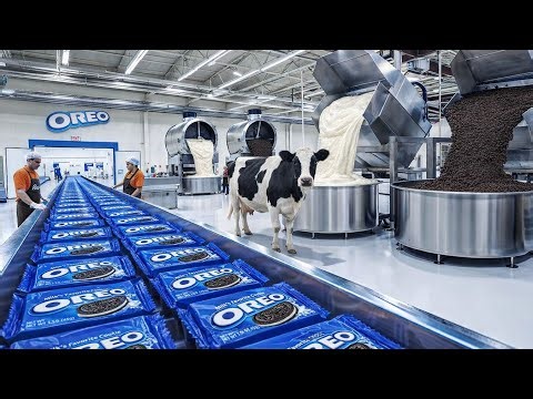 Where Cookies Get Their Cream || Inside the Oreo Factory #oreo #factory #tour
