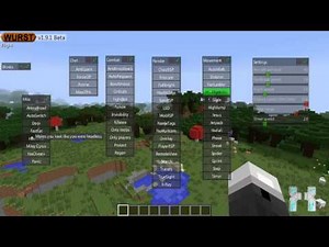 Minecraft 1.7.2 - 1.7.10 : Hacked Client - Wurst ! - Force OP Client ! [HD]