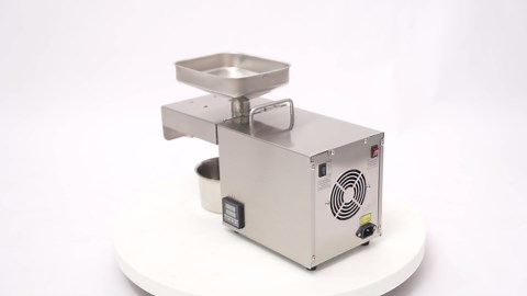 1500W Oil Press Machine Oil Expel, Stainless Steel Electric Automatic Cold Hot with Intelligent Control Panel/LCD Touch Screen/Food Grade Stainless Steel, Oil Extractor