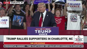LIVE: President Trump Holds a Rally in Charlotte, North Carolina - 7/24/24 | Right Side Broadcasting