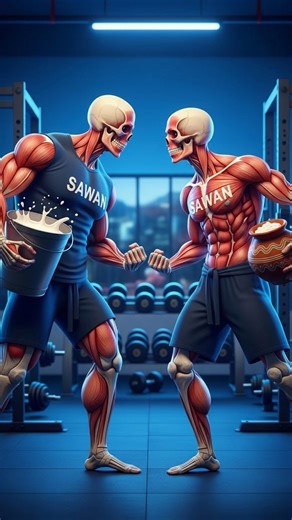 💪30 Days Milk 🥛 vs Yogurt 🥣 Challenge | Size vs Stamina 💪#sorts #fitnesschallenge #30dayschallenge