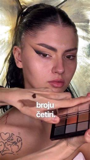 ᴍ ɪ ʟ ɪ ᴊ ᴀ ɴ ᴀ ꜱ ᴛ ᴇ ᴠ ᴏ ᴠ ɪ ᴄ ᴍ ᴀ ᴋ ᴇ ᴜ ᴘ on Instagram: "NEW TUTORIAL ✨ Palete koje sam koristila su @viseart_europe @olydiars Praškasti pigment je @charactercosmetics.srbija 🤍"