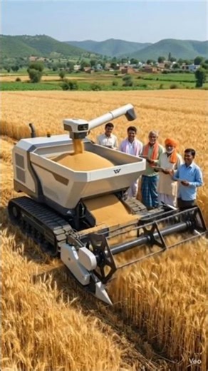 Modern Farming Machine in India | Smart Harvester Technology Changing Agriculture